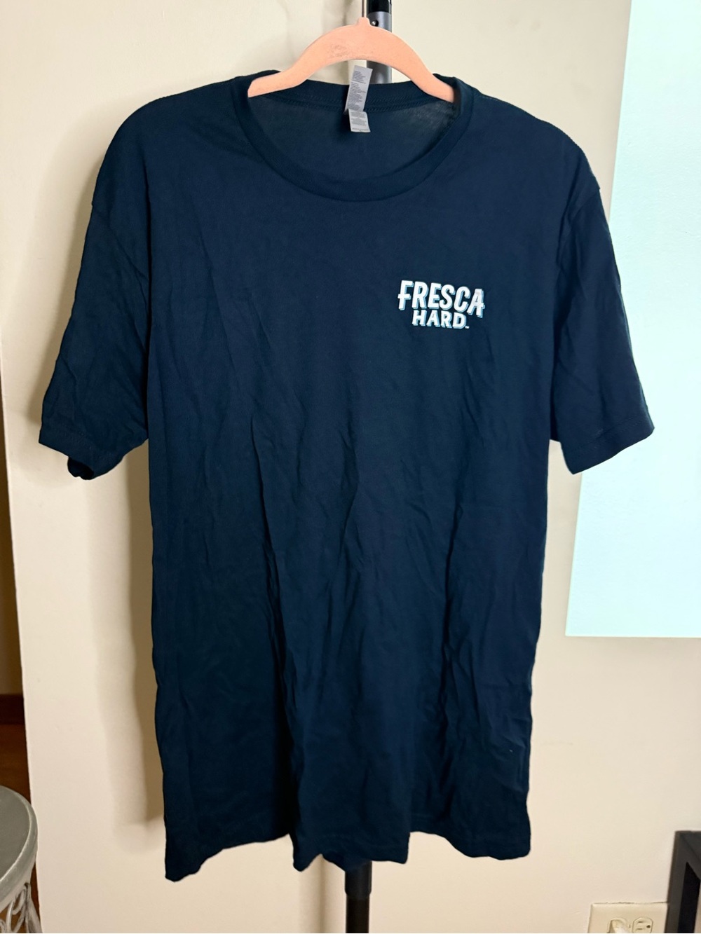 Next Level Apparel Navy 'Fresca Hard' Short Sleeve Tee